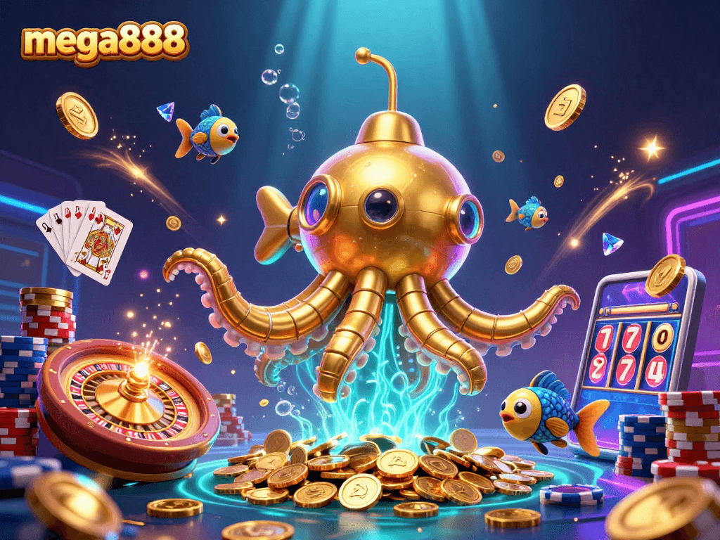 Mega888 menawarkan pengalaman slot dalam talian dengan pelbagai permainan dan simbol jackpot yang menarik.