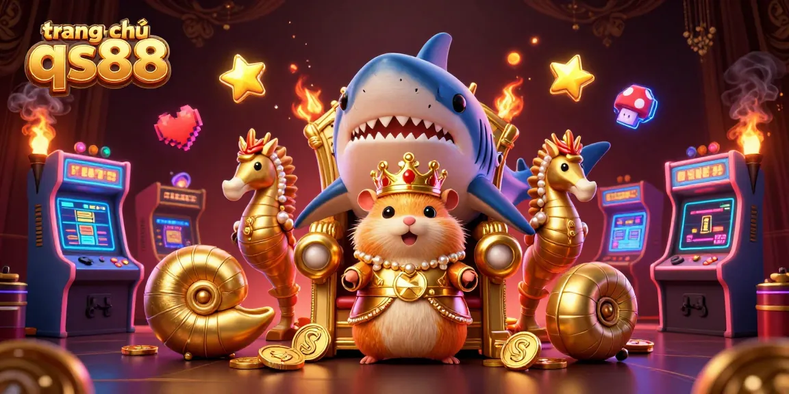 Play slots and win at trang chủ qs88 with colorful game machines and a fierce hamster king.