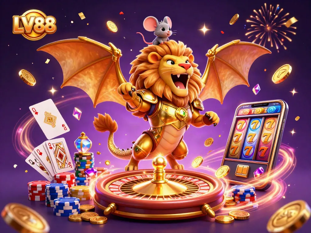 Experience thrilling games with LV88 at a vibrant online casino adventure featuring winning elements.